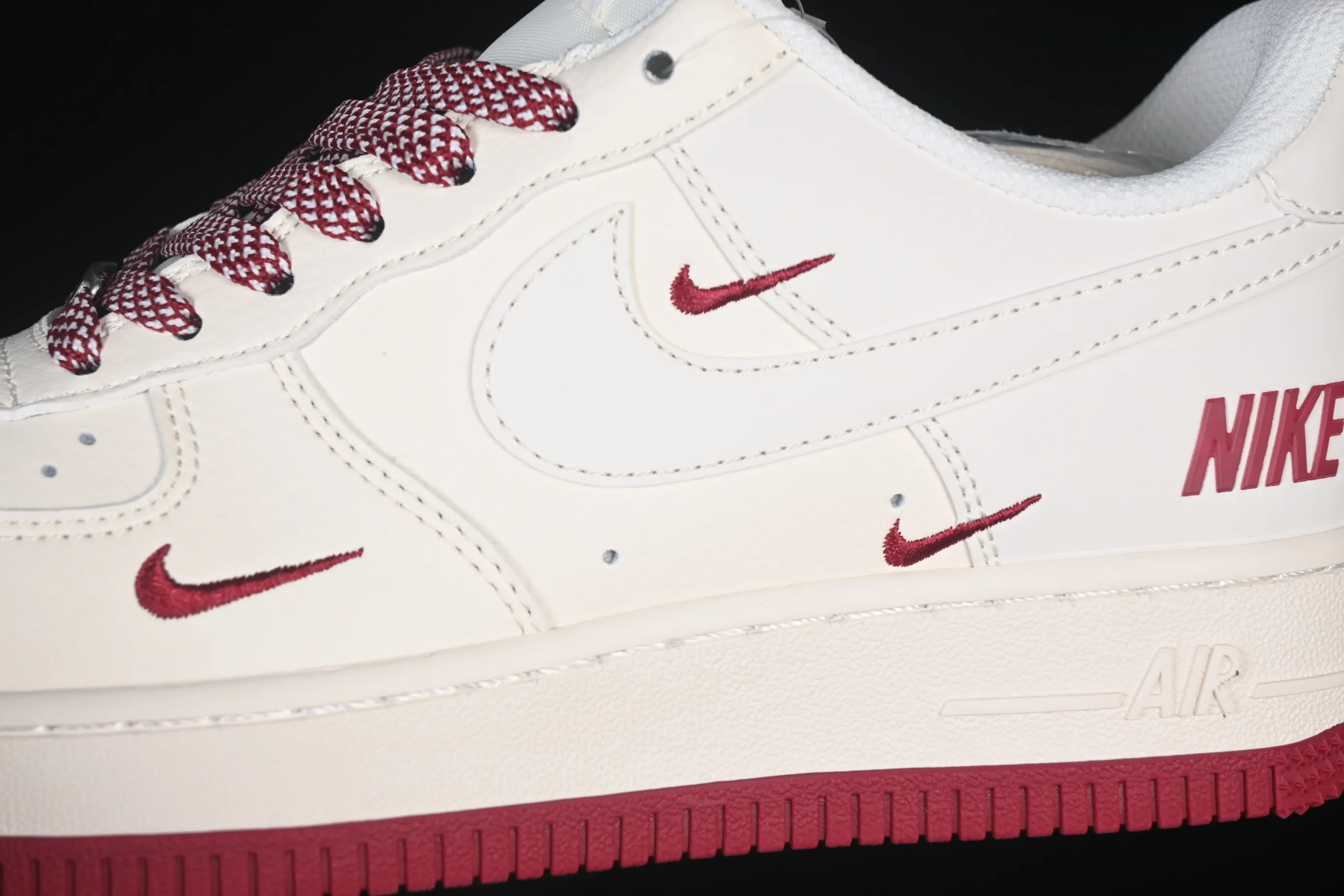 All Categories Nk Air Force 1 Air Force Series Nk Air Force 1 Low Air Force Low Nike Air Force 1'07 Low Burgundy Three Hook Air Force One Low Casual Sneakers JP2026-106